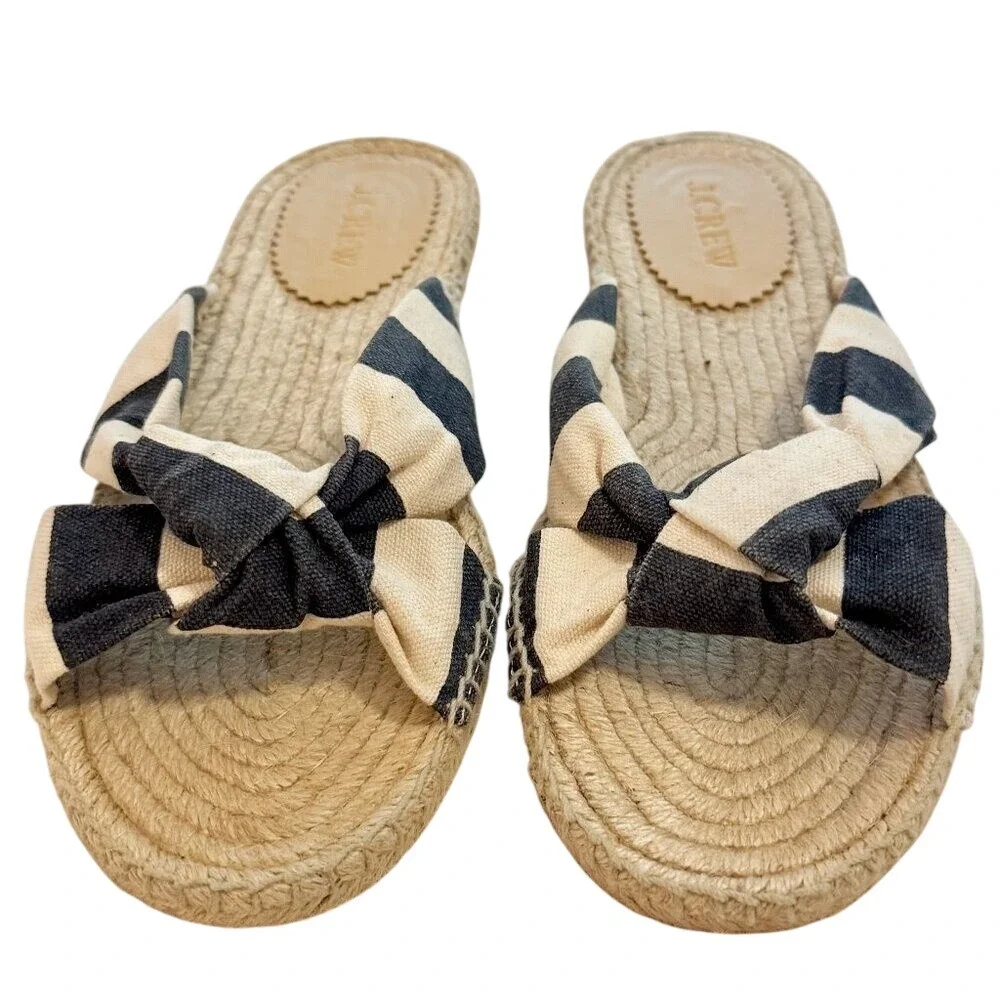 J. Crew striped knotted
